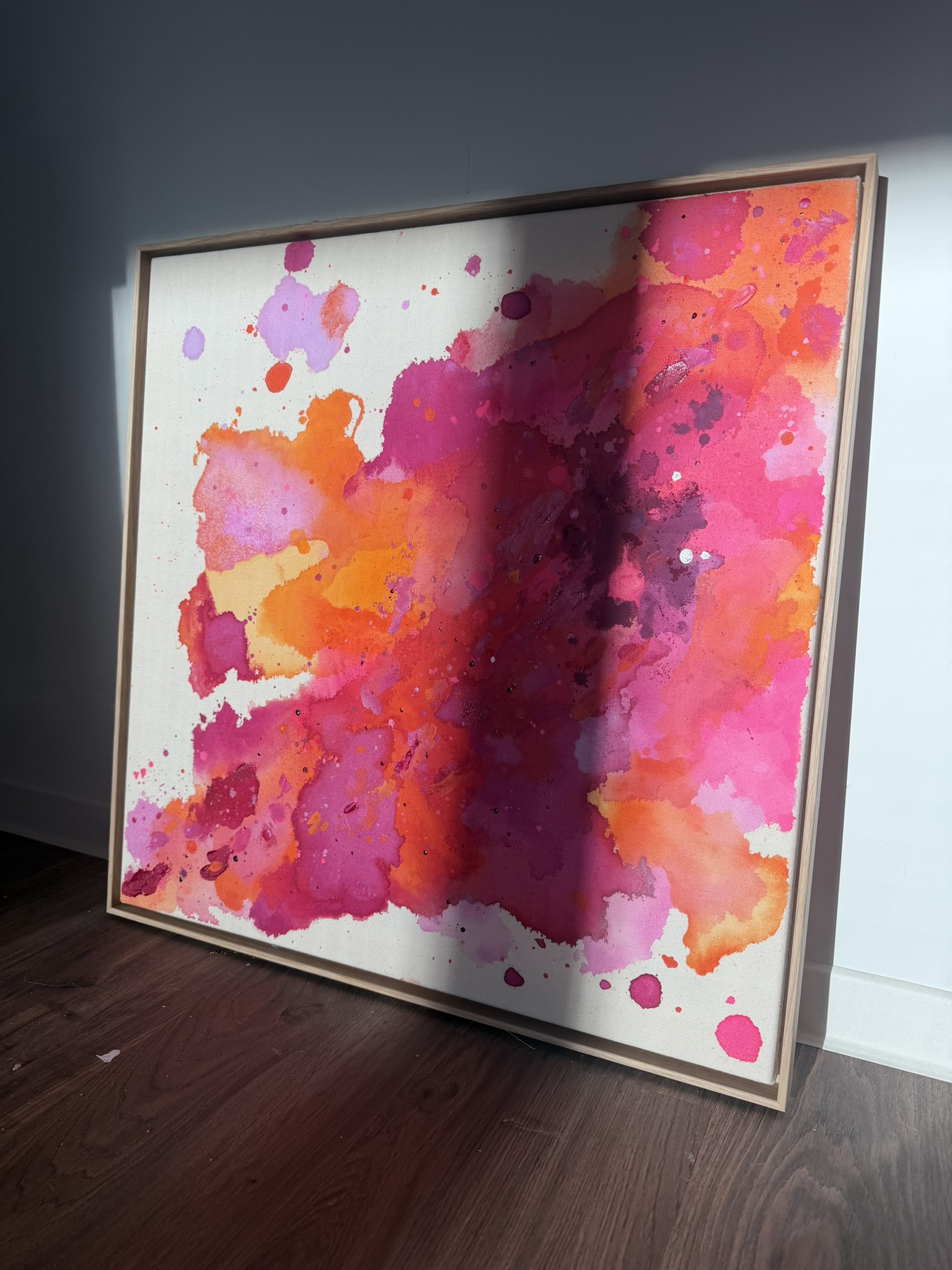 Nachblühen, 2026, Acryl auf roher Baumwollleinwand, Ansicht 9